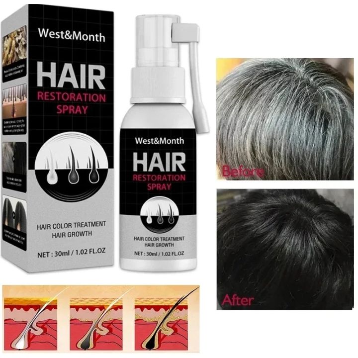 Black Hair Spray Black Hair Serum Black Hair Dye Polygonum Multiflorum 