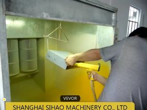 Ready✅ Powder Coating Machine 50L Electrostatic Manual Spray System Spraying Gun Mesin Paint System Equipment 烤漆喷涂全套系统