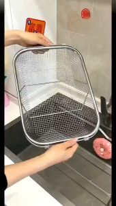 Stainless Steel Kitchen Sink Organizer Rack, Large Capacity Draining & Drying Bowl Racks, Expandable Drainer & Put the Bowl Racks, High Quality Material