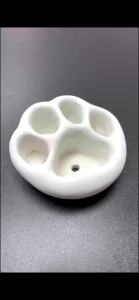 Handmade Flower Pot Lithops Succulent Plants Pot Cement Transparent Breathable Balcony Indoor Decoration Cute Cat Claw