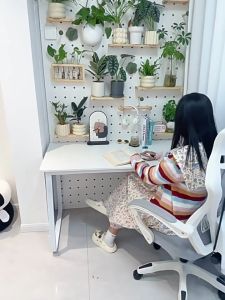 Meja 簡約書桌 Computer desk desktop desk home bedroom study desk student study desk small unit work desk