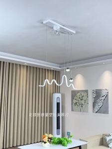 LANGSHANGZHAOMING | Creative Starry Sky Silent Swivel Fan Chandelier