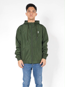 Greenlight Jaket Windbreaker Pria Regular Fit Taslan Boleslava OL-C030525