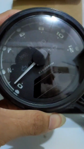 Speedometer Babon Digital Akai Racing Bulat Spidometer Custom Spido Babon + Sensor Led Magnet Universal Semua Motor