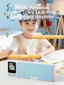 DAFENQIMENG | Smart Voice AI Educational Robot Alarm Clock Kids Multifunctional Pencil Case