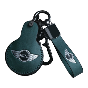 BMW Mini Key Cover Shell Cooper F54 F56 F60 JCW Compatible Leather Vintage Style Driving Personal Item Car Interior Accessories