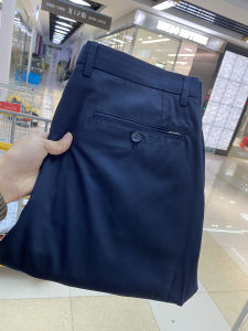 Haijia Mens Casual Pants Silk Blend Cool Breathable Drapey Versatile Long Trousers Comfortable Fashionable Straight Leg Jeans