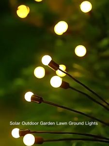 Y·S·S YaSheng Solar Lights Outdoor Romantic Rocking Firefly 32 LED Waterproof Light Lawn Garden Light Decoration