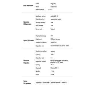 โปรเจคเตอร์ออโต้โฟกัส ปรับมุมได้ 180 องศา เชื่อมต่อ โปรเจคเตอร์ 1080p ปรับมุมได้ ความละเอียดสูงเป็นพิเศษ HDMI mini projector