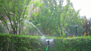 Bộ 5 béc tưới cây phun mưa cánh đập chỉnh góc tưới ren ngoài 27