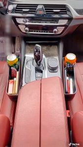 Khay để đồ khe ghế lái - phụ cho ô tô da PU sang trọng- 1 Chiếc