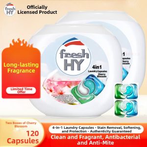 Fresh HY | Long-lasting Scent Stain-removing Antibacterial and Mite-killing Concentrated Laundry Pods
