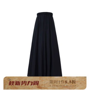 Zhengmeng กระโปรงทรงหน้ากระโปรงซับในใส่ด้านในใส่ในชีวิตประจำวันสีล้วนความยาวปานกลางเอวยางยืดสีขาวสีดำรุ่นบางใส่ช่วงฤดูร้อนสำหรับผู้หญิง