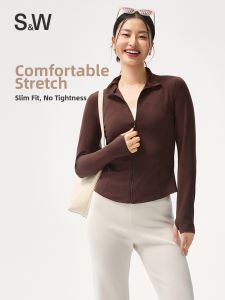 S&W | Breathable Comfortable Slimming Yoga Long Sleeve Sportswear