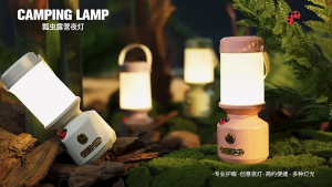 ตะเกียงไฟแคมปิ้ง สำหรับตั้งแคมป์หรือเดินป่า แบตเตอรี่ 500mAh มี3แสง จัดส่งไว