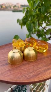 Hũ lư đồng đựng thỏi vàng bát tụ tài lộc làm lư hương đồ trang trí phong thủy đặt ban thờ bàn làm việc cửa hàng