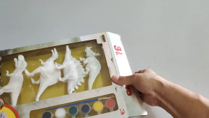 4 Units DIY Colouring Drawing 3D Dinosaurs Toy Gift Pack
