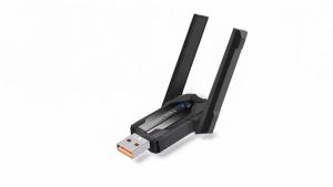Kebidumei | KEBIDUMEI 900Mbps USB WiFi 6 Bluetooth5.4 2IN1 Adapter Dual Band 2.4G 5GHz Mini Wireless Network Dongle With Antenna For Laptop