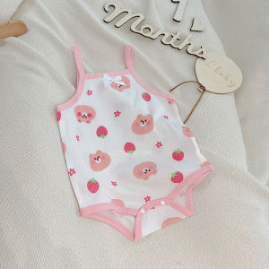 Cotton Sleeveless Baby Romper