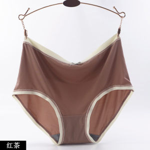 Soft Cotton Ice Silk Quick Dry Breathable Graphene Womens Underwear Butt Covering mid Waist Briefs Comfortable Women Panties