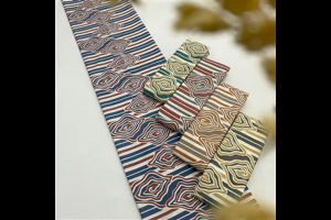 Kain Batik Meteran Katun Soft Pastel Premium Jarik Panjang Pekalongan Motif Modern Megandung Laris