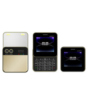 SERVO AUAR11 Rotating Mobile Phone 2.4" Slide Screen 2 SIM Stadby Flashlight Speed Dial Magic Voice FM 2G Button Small Cellphone