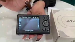 กล้องดิจิตอล ภาพชัดHD ถ่ายวีดีโอ มีแฟลช โหมดกลางคืน ซูมภาพ8เท่า ป้องกันการสั่น หน้าจอ TFT ขนาดใหญ่ 2.7 นิ้ว