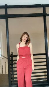 SC107 Set | Multiway Top and Wideleg Pants with pockets