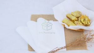 Kertas Alas Gorengan Warna Putih Isi 250 Lembar Kertas Penyerap Minyak Kertas Alas Makanan Berminyak Food Grade