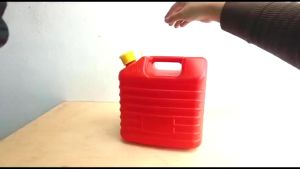 10L LADDERMAN Oil Tank Auto Shut Off Gasoline Container Mount Motorcycle Spare Fuel Tank Car Petrol Tank Minyak