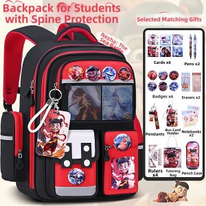 Deanbarry | Spine Protecting Lightweight Water Resistant Large Capacity School Bag