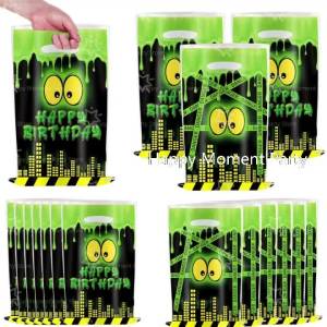 Hasbro | Ghost Busters Gift Bag Birthday Party Decor Goody Biscuit Loots Candy Bag Packaging Baby Shower Ghost Bust Party Favors Supplies