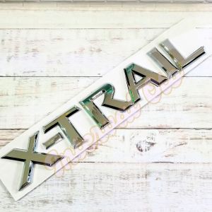 Emblem Tulisan X-Trail Mobil Nissan Logo Lambang Xtrail Chrome 1pcs