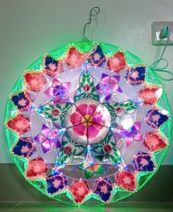 AUTHENTIC CAPIZ NATIVE DAYANG DAYANG PAROL IN 20 INCH SIZE ALL LED