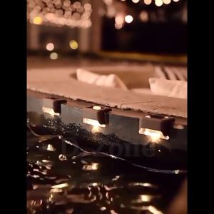 Lampu Hias Taman Tangga Pagar Solar Waterproof Lampu Solar Waterproof Warm White