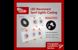 [BUY 1 FREE 1 BULB] DFS LED Spot Light 4W -27W Tri-tone Spot Light Recessed Spot light GU10 Spot Light