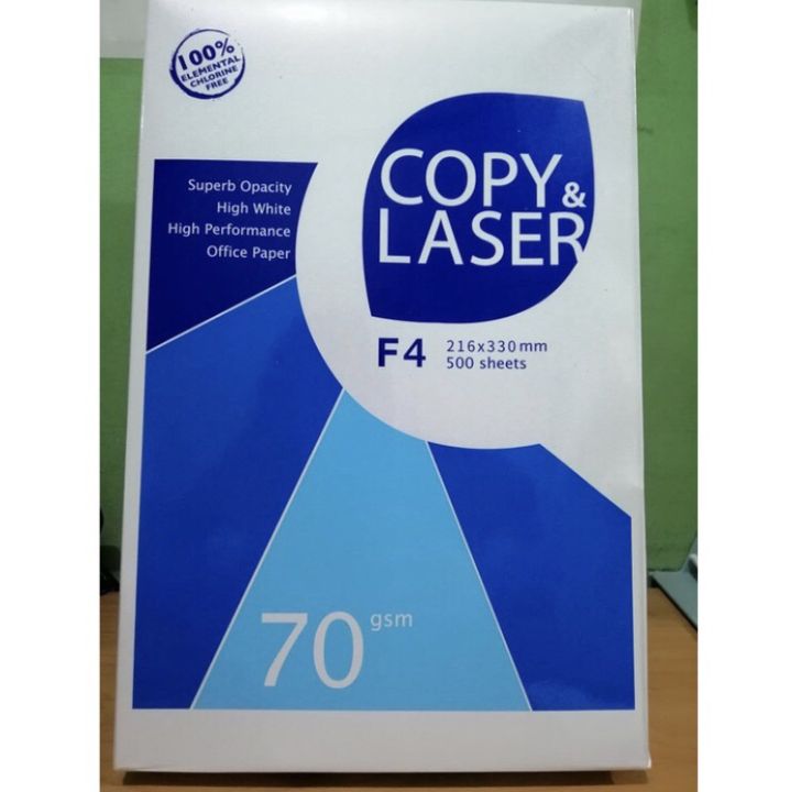 Laser & Copy Bond paper Long F4 substance 20 70gsm 500 sheets per ream ...