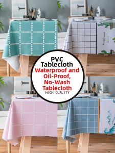 SHUYI | Waterproof and Oil Resistant No Wash Tablecloth