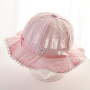 Baby Hat Spring and Summer Thin Baby Girl Sun Protection Princess Sun Hat Baby Bucket Hat Summer