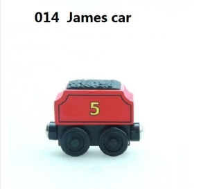 Magnetic Wood Train Toys Wooden Train Accessories Anime James Locomotive Model Car Toy for All Brands Tracks Kid Christmas Gifts
