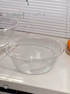 Multi Functional Thickened Large Capacity Transparent Basin Tabo For Dormitory Wash Household Food