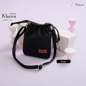 khaira tas serut by ainun tas hp wanita polos.anti air cod