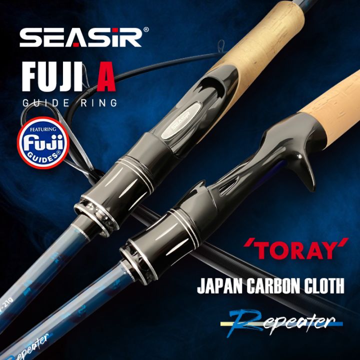 SEASIR REPEATER Fishing Rod FUJI-A Guide Rings Spinning/Casting