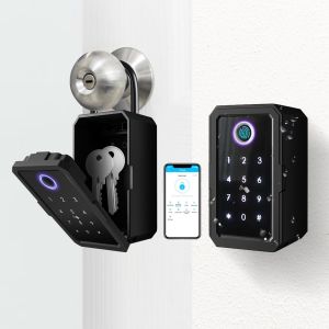 TTlock Wifi Security Box YRHAND Khóa Vân Tay Thông Minh Khóa Kỹ Thuật Số Inteligente Tuya Khóa Điện Tử Di Động Có Ứng Dụng Mật Khẩu Bluetooth
