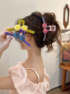 Large Size Fruit Shaped Hair Claw Clip for Women Summer Cute Korean Style Hair Accessories Back of Head Bun Hairpin