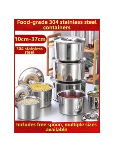 YYBAIO | Thickened 304 Stainless Steel Covered Stew Pot