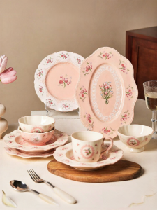 MODERN SWEETHOME | Aesthetic Underglaze Porcelain Tableware