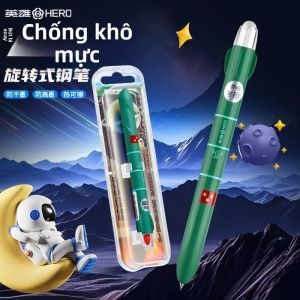 HERO | Bút Máy Hero P376 Rocket Có Thể Xóa Bằng Nhiệt Với Ngòi Ẩn Thép Không Gỉ Tiêu Chuẩn Ngòi Viết 0.38mm Hộp Mực Thay Thế Được
