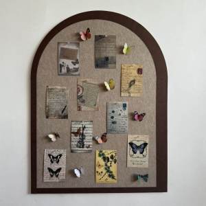 Modern Minimalist PVC Cork Board Wall Stickers Photo Theme Background Wall Bedroom Entrance Vintage Arch Self Adhesive Soft Wood Board