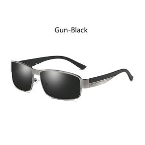 Classic Metal Frame Men Sunglasses Luxury Brand Designer Sun Glasses For Man Driving Fishing Vintage Eyewear